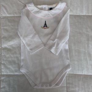 Janie and Jack Eiffel Tower onesie